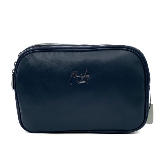 Сумка кросс-боди Renato Angi черная кожаная - фото 1, 