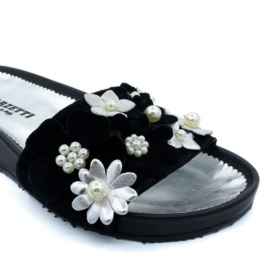 Шлепанцы Marzetti черные - фото 6, 73179D01 MZ