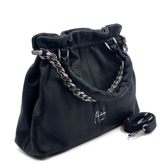 Сумка Renato Angi черная кожаная - фото 2, 