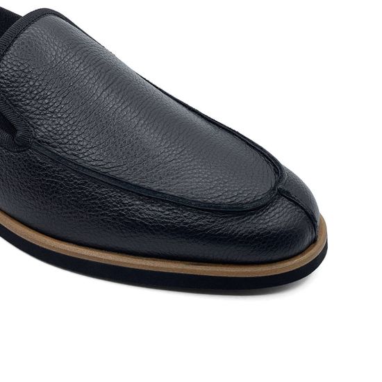 Слипоны GiamPieroNicola черные кожаные - фото 6, H40282A GPN