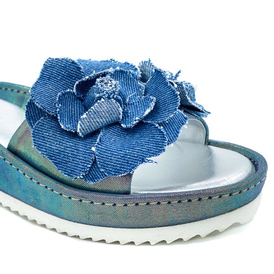 Шлепанцы Marzetti голубые - фото 6, 77121D01 MZ