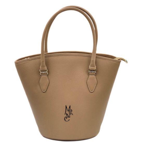 Сумка Marina Creazioni бежевая кожаная - фото 1, 