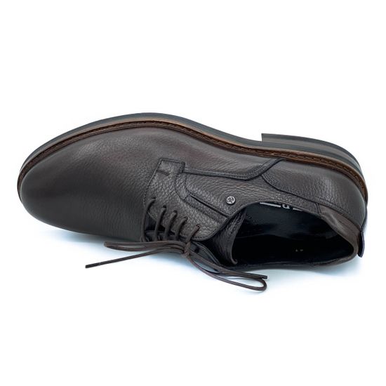 Туфли Mario Bruni коричневые кожаные демисезонные - фото 5, 64124 MB MORO