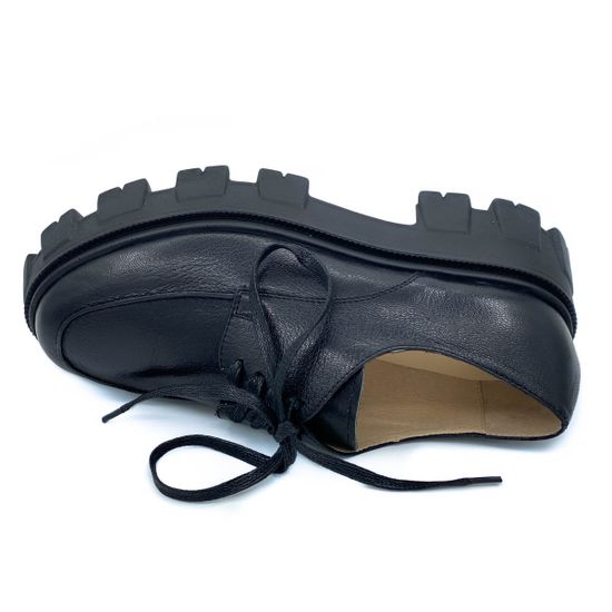 Полуботинки Cover черные кожаные демисезонные - фото 5, 