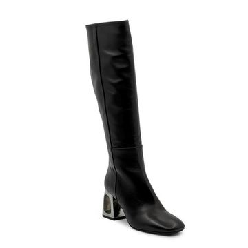 Сапоги Tiffi черные кожаные демисезонные - фото 2, Q506/M TI NERO