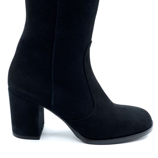 Ботфорты Rosso Nero черные замшевые демисезонные - фото 4, 4080 RN