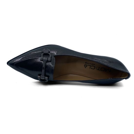 Туфли MOTCLE наплак темно-серого цвета с пряжкой - фото 5, MOT2416 MOT PEPPER