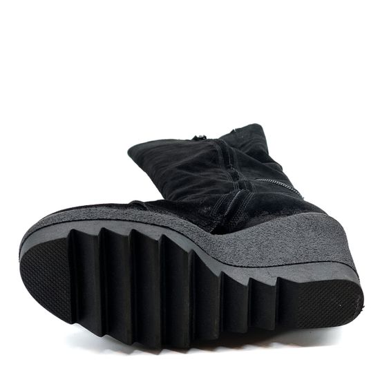 Сапоги Fru.it черные замшевые байка - фото 4, 1749BM FR