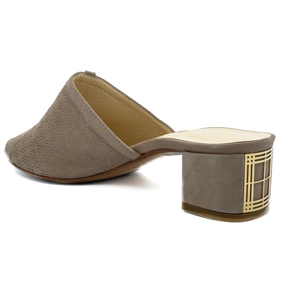 Сабо Giuseppe Mancini бежевые замшевые - фото 3, 8327 MANC BEIGE