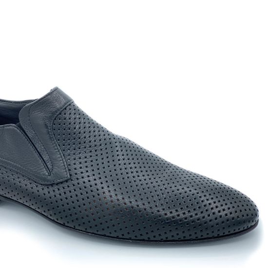 Туфли Baldinini черные кожаные со сквозной перфорацией - фото 6, 