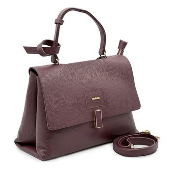 Сумка NILA&amp;NILA бордовая кожаная - фото 2, BNN7003 NIL BORDO