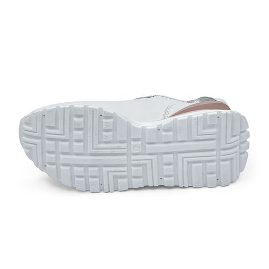 Кроссовки MIMMU бело-розовые кожаные N17 - фото 4, F937K2 MIM N17