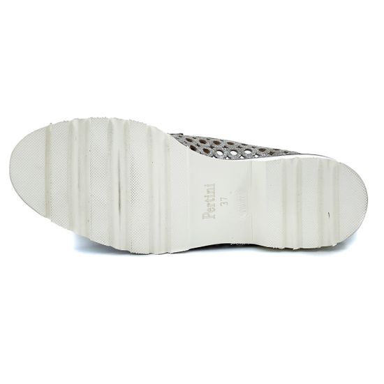 Полуботинки женские Pertini серебро - фото 4, 
