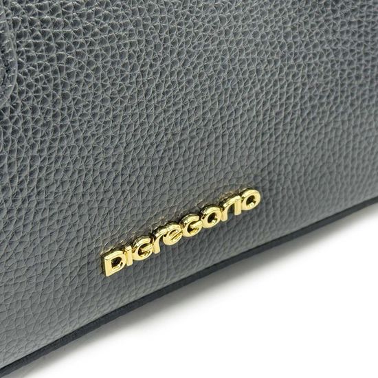 Сумка Di Gregorio черная кожаная - фото 5, 9167 DG NERO