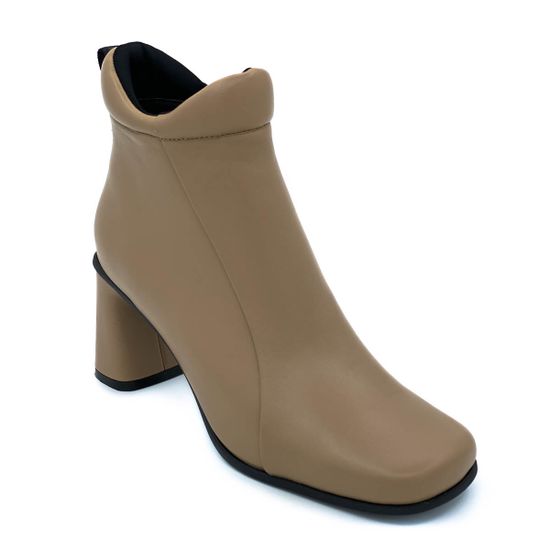 Ботильоны Jeannot бежевые кожаные демисезонные - фото 2, HJ573S JN BEIGE