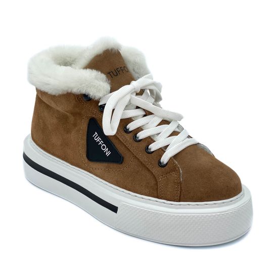 3622001VF TUF Ботинки мех замша коричневая - фото 2, 3622001VF TUF MORO