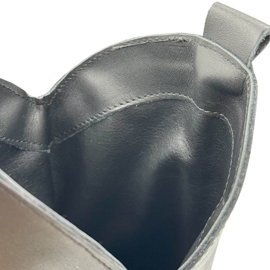 Полусапоги-казаки NILA&amp;NILA черные кожаные демисезонные - фото 5, MA1680 NIL NERO