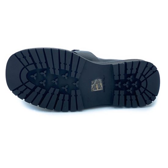 Лоферы 7AM черные кожаные - фото 4, AM21911 7AM NERO