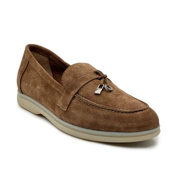 Лоферы CV COVER бежевые замшевые - фото 2, 15005-10 COV BEIGE