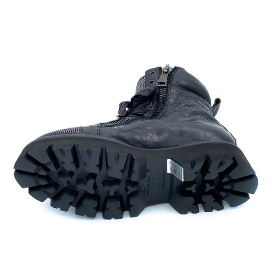 Ботинки Fru.it черные кожаные Байка - фото 4, 7190L FR