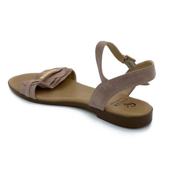 Босоножки Cover замшевые пудра - фото 3, 