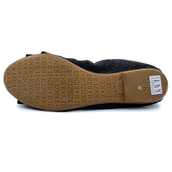 Балетки женские Renzi черные - фото 4, R563001C RZ