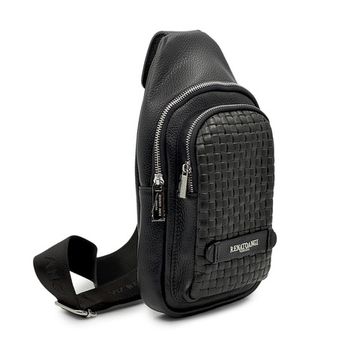 Рюкзак Renato Angi черный из плетеной кожи - фото 2, 3451317 RA NERO