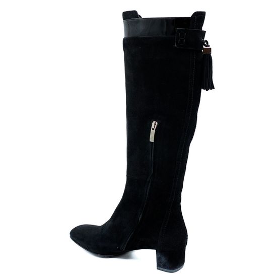 Сапоги Rejois черные замшевые демисезонные - фото 3, 