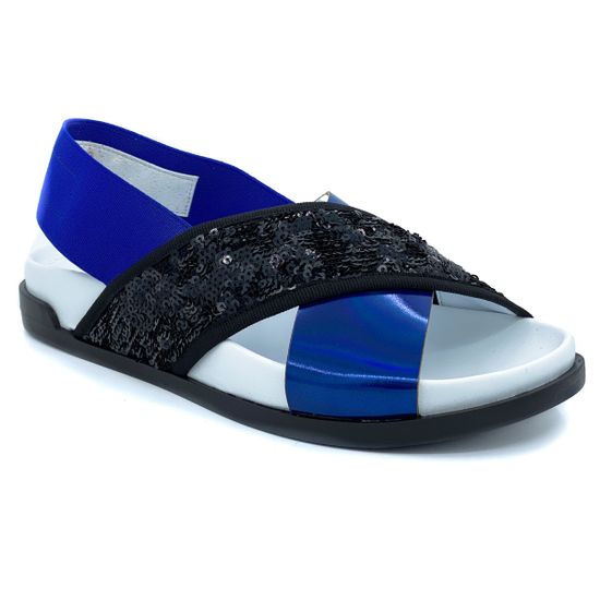 Сандалии  Jeannot бело-синие - фото 2, 37065 JN