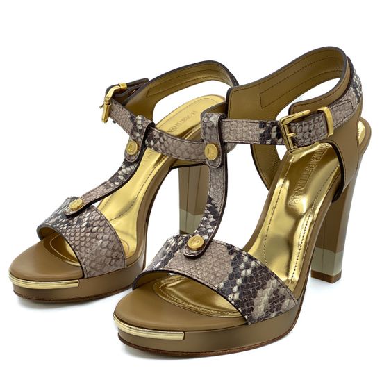 Босоножки Loretta Pettinari коричневые - фото 7, 