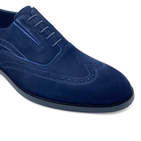 Туфли Bruno Antolini синие замшевые демисезонные - фото 6, 98085 BA BLU