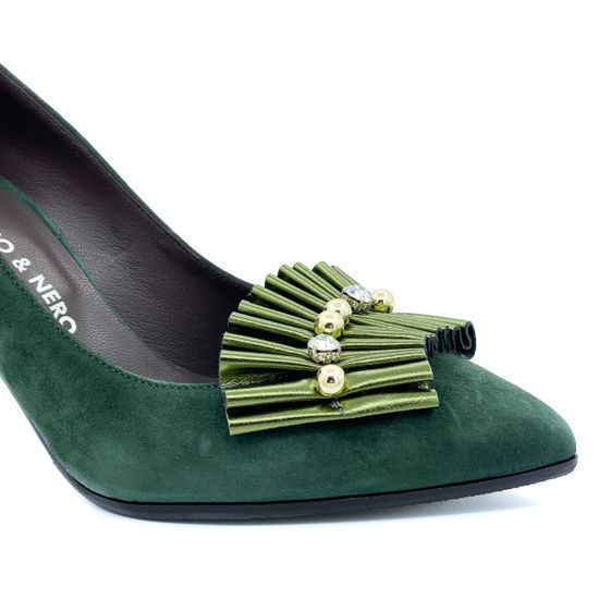 Туфли Rosso Nero замшевые зеленые - фото 6, 3491 RN CAM VERD