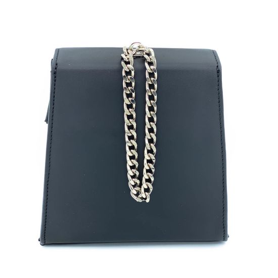 Сумочка Marina Creazioni черная кожаная маленькая - фото 3, B5362 MC NERO