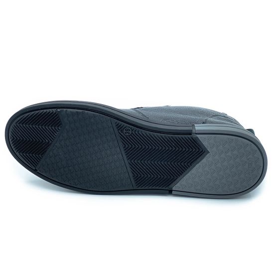 Ботинки Cover черные кожаные демисезонные - фото 4, 