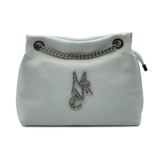 Сумка Marina Creazioni белая кожаная - фото 1, B5498 MC BIANCO