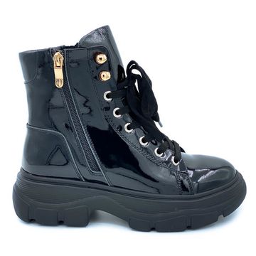 Ботинки Marcelo Lopez черные лаковые демисезонные - фото 1, MN5555 ML
