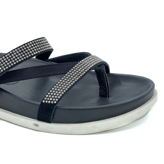 Вьетнамки Jeannot черно-серебряные - фото 6, 37064 JN