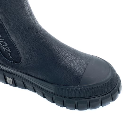 Ботинки Ilasio Renzoni черные кожаные МЕХ - фото 6, C605 IR