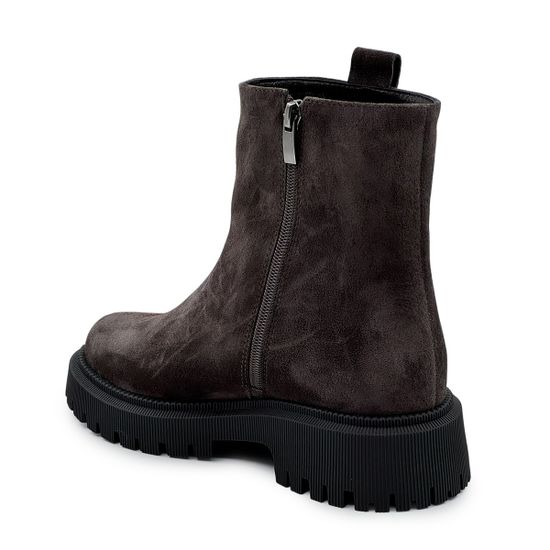 Ботинки CV COVER замшевые на шерсти коричневые - фото 3, 780-231-3 COV MORO