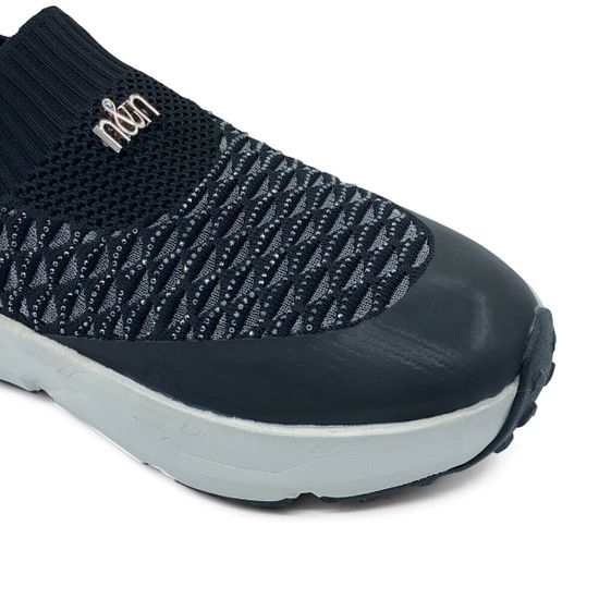 Кроссовки NILA NILA черные текстильные - фото 6, JM2304 NIL NERO