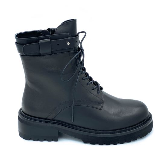 Ботинки Tuffoni черные кожаные Байка - фото 1, 3522023LB TUF