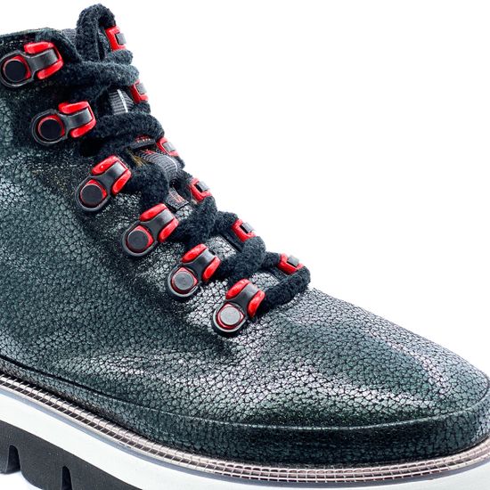 Ботинки женские Lab Milano черные на байке - фото 6, A21126 LAB