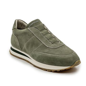 Кроссовки GIAMPIERONICOLA зеленые замшевые демисезонные - фото 2, 45602B GPN VERDE