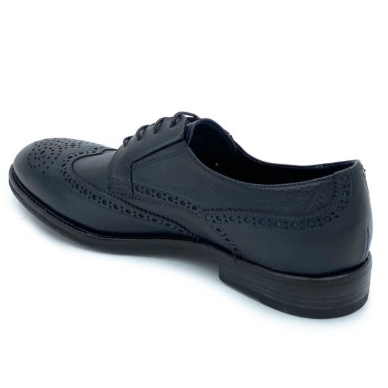 Ботинки Giampieronicola синие кожаные демисезонные - фото 3, 42702A GPN BLU