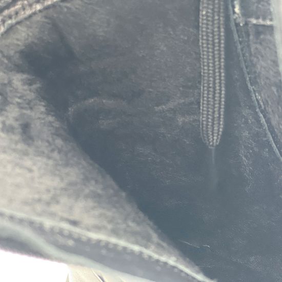 Высокие ботинки Tuffoni черные кожаные стеганные на байке - фото 7, 