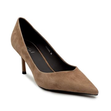 Туфли TUFFONI бежевые замшевые - фото 2, 1026016VL TUF BEIGE