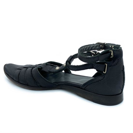 Сандалии Fru.it черные кожаные - фото 3, 