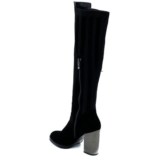 Сапоги Mara черные замшевые демисезонные - фото 3, 420ELLEN MR