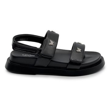 Сандалии женские Tuffoni черные кожаные - фото 1, 2425042LL TUF NERO
