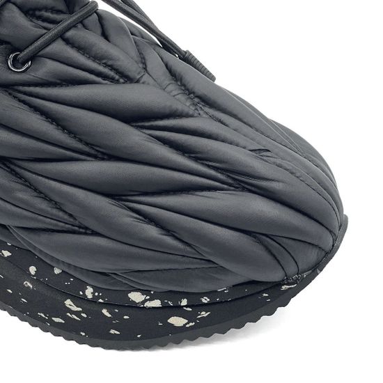 Кроссовки Nila Nila черные кожаные на меху - фото 6, NO6051 NIL NERO